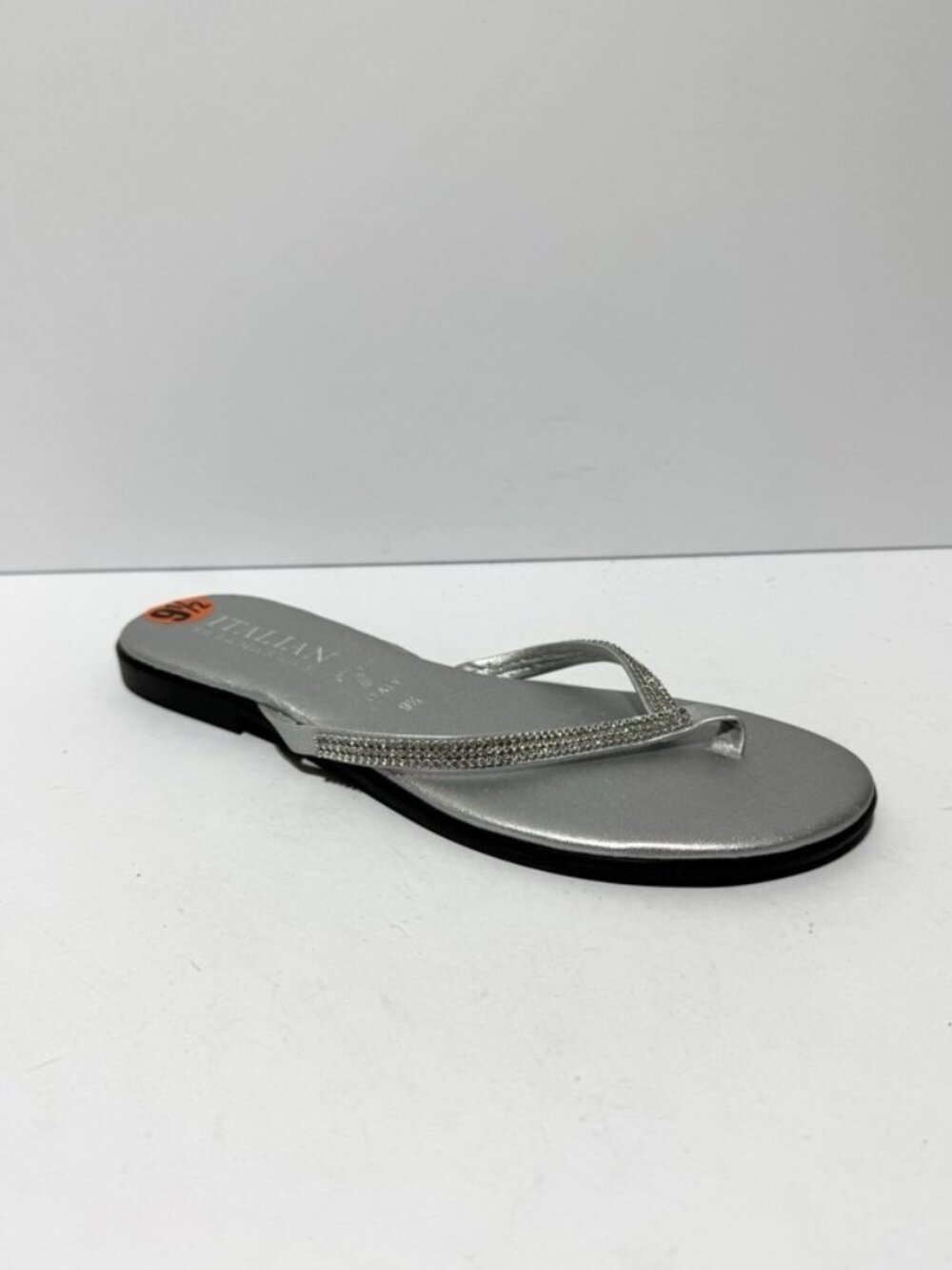 Italian Shoemakers Womens Fancy Sandals Silver Size 9.5 M